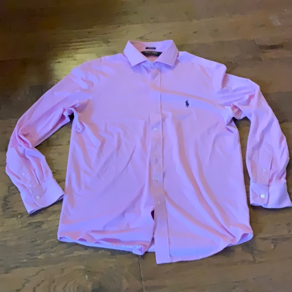 Polo by Ralph Lauren Pink Dress Shirt Classic Design